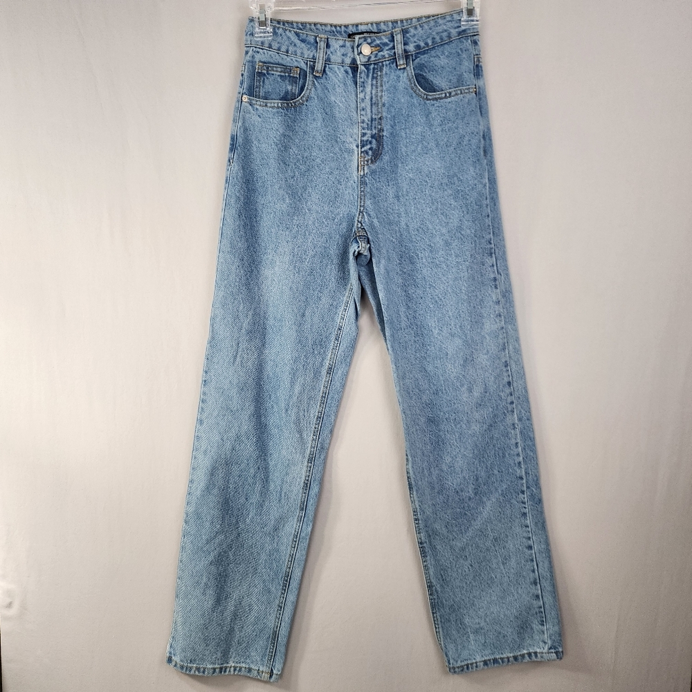 Shein Wide Leg Jeans High Rise Sz 4